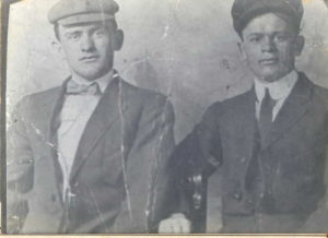 Young Navigator R.L. Meadows (right) and his brother.